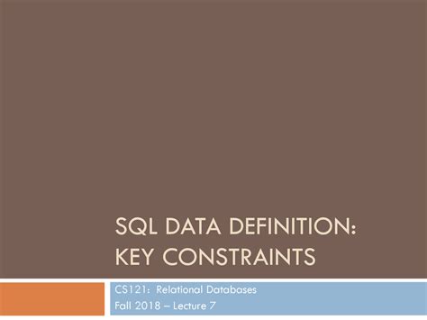 Image result for SQL Data Definition Example