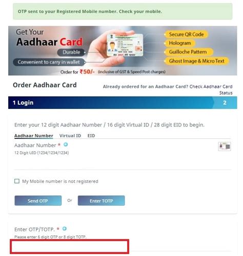 Image result for How to Order Aadhaar PVC Card