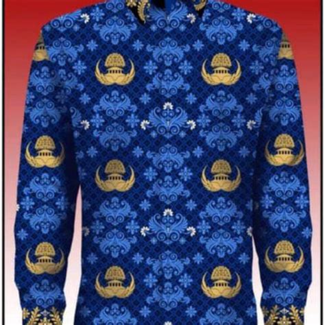 Jual Seragam Korpri Terbaru kerah hitam Full Furing Seragam PNS - XXL ...