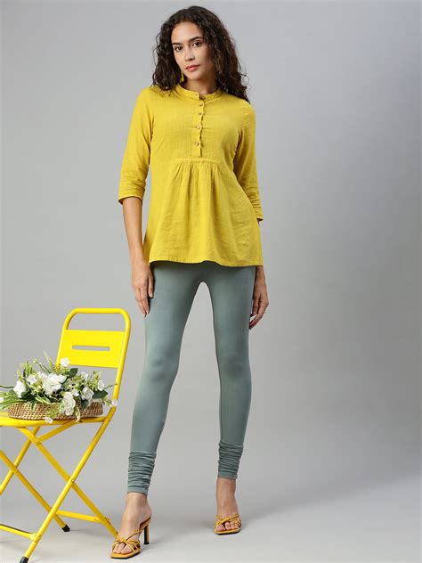 Prisma Churidar Leggings in Arctic Shade – Prisma Garments