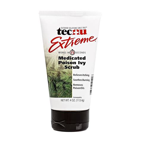 Tecnu Extreme Poison Ivy & Oak Scrub, Removes Poisonous Oils, 4oz ...