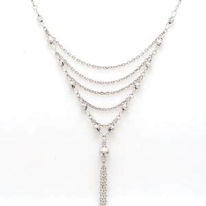 Buy Japanese Platinum Diamond Cut Balls Necklace Chain for Women JL PT ...