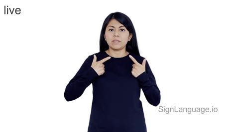 live in ASL - Example # 1 - American Sign Language
