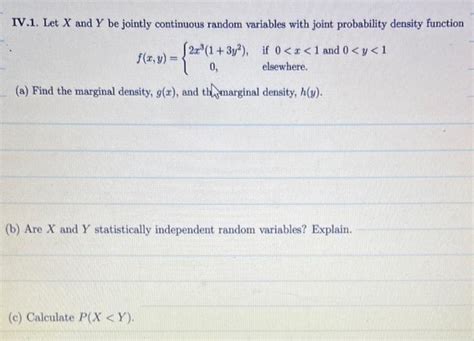 Image result for Jointly Continuous Random Variables
