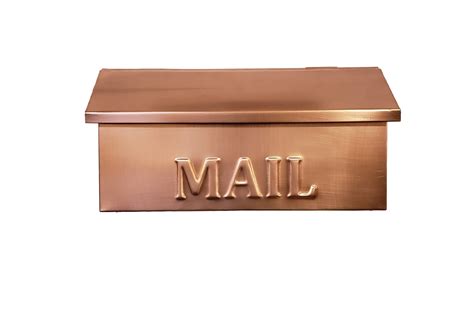 Wall Mount Copper Mailbox | Hand made,Solid copper,Outdoor mailbox – CU ...