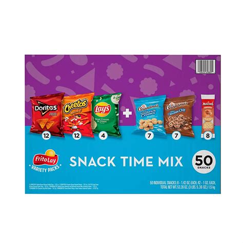 Frito-Lay Snack Time Mix Variety Pack of Snacks and Chips, 50 pk. | BJ ...