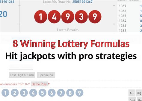 8 Winning Lottery Formulas - Hit jackpots with pro strategies - formula for winning powerball numbers