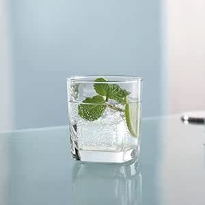 Ocean Plaza Glass Set, Set of 6, Transparent : Amazon.in: Home & Kitchen