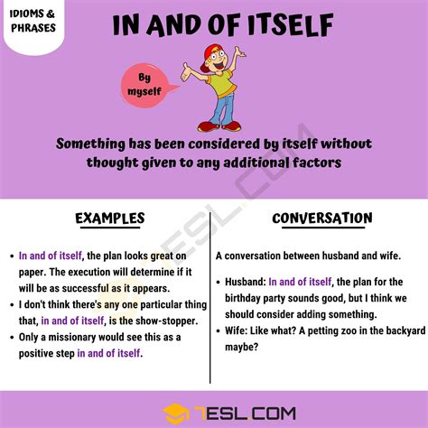 "In and Of Itself" Meaning, Origin and Examples • 7ESL