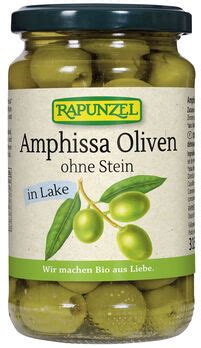 Rapunzel Amphissa Oliven ohne Stein in Lake 170g | Oliven und Kapern ...