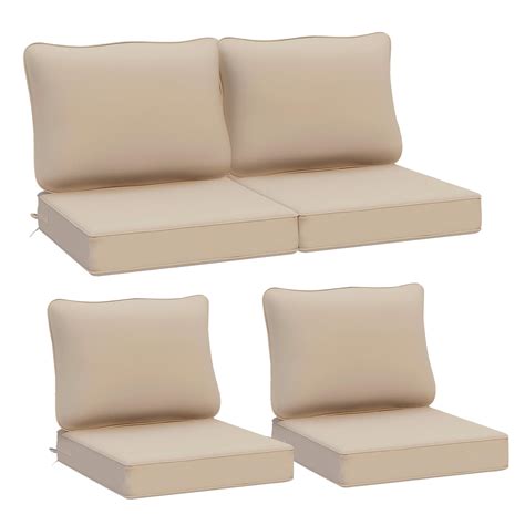AAAAAcessories Outdoor Deep Seat Cushions for Patio Furniture ...