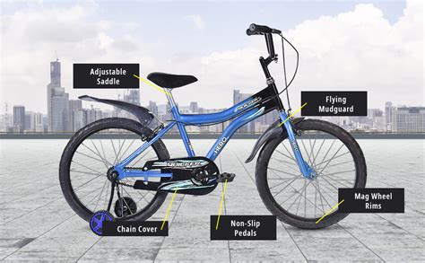 Buy Hero Kid's Steel Single Speed Quicker 20T Cycle (12", Blue), Rigid ...