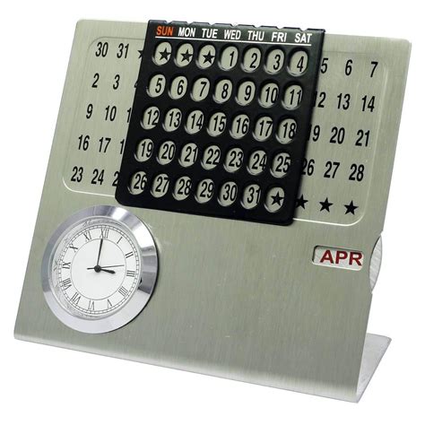 Aadya Crafts Perpetual Calendar, Lifetime Table Calender, Permanent ...