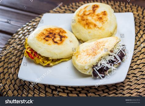 Venezuelan Typical Food Arepa Stock Photo 605627819 | Shutterstock