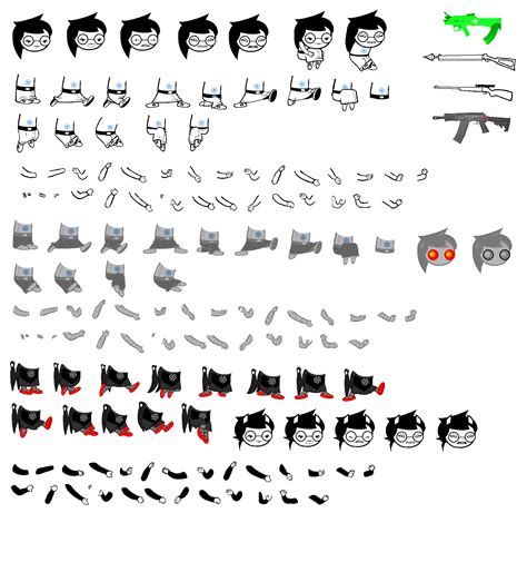 Homestuck Beta Kids Sprites