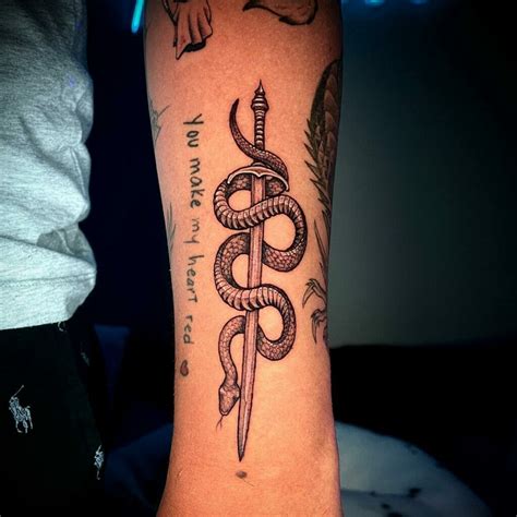 Snake And Gun Tattoo at Lawrence Melson blog