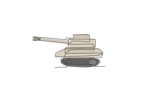 Tank Drawing Side View 的图像结果