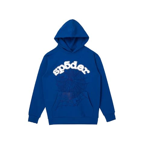 Sp5der! Blue Spider Hoodie - Spider Clothing