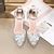 Wedding Shoes for Bride Bridesmaid Women Closed Toe Pointed Toe Silver ...