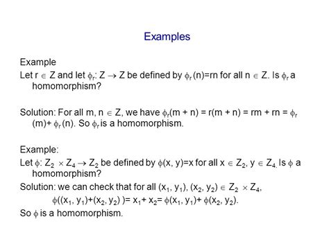 Defination and Examples of Homomorphism and Subgroups 的图像结果