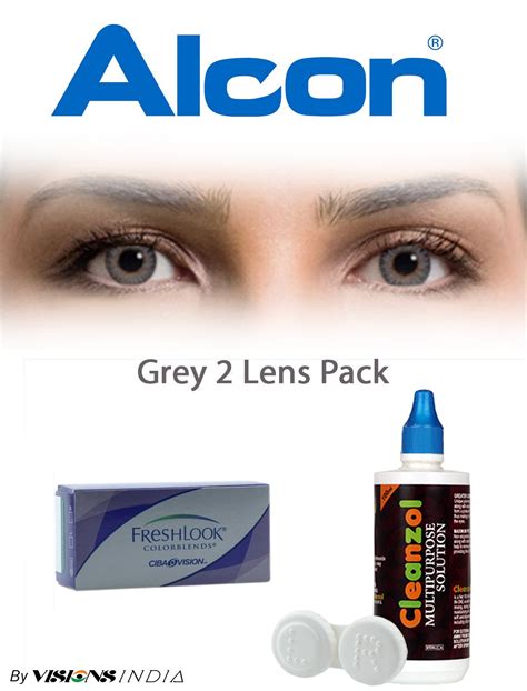Buy Freshlook Colorblends (2 Lenses/Box) Grey Monthly Online at Low ...