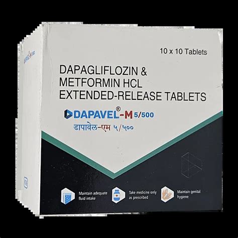 DAPAVEL M 5/500MG TABLET 10'S - Uses, Side Effects, Price and Generic ...