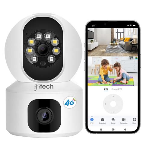 Buy IFITech 4MP HD Smart 4G Dual-Lens CCTV Camera – 4G LTE Connectivity ...