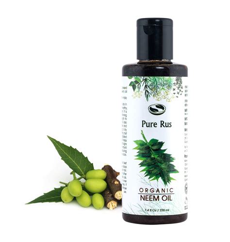 Buy Pure Rus Cold Pressed Neem Oil For Hair And Skin, 220Ml Online at ...
