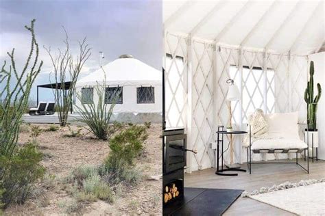 Yurt 5 The Local Chapter - Yurts for Rent in Terlingua, Texas, United ...
