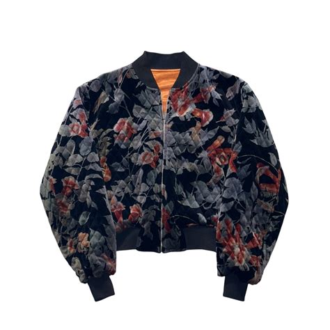 vintage BIGI “MA-1” type velvet blouson | NOIR ONLINE