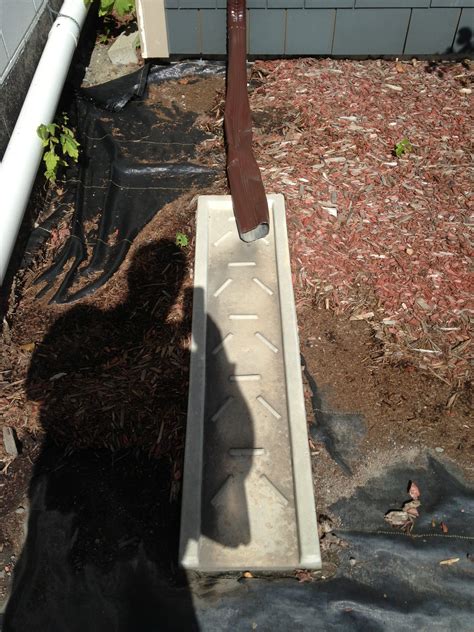 Installing A Concrete Splash Block