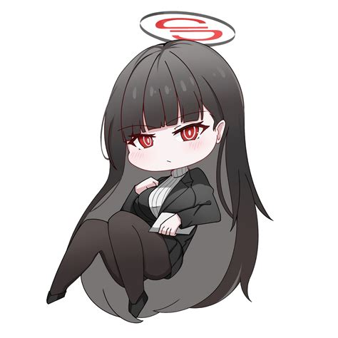 Tsukatsuki Rio - Blue Archive Chibi Render by Syahrul1995 on DeviantArt