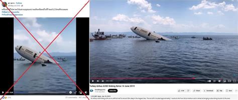 Video of aircraft scuttling shared with baseless 'Red Sea plane crash ...