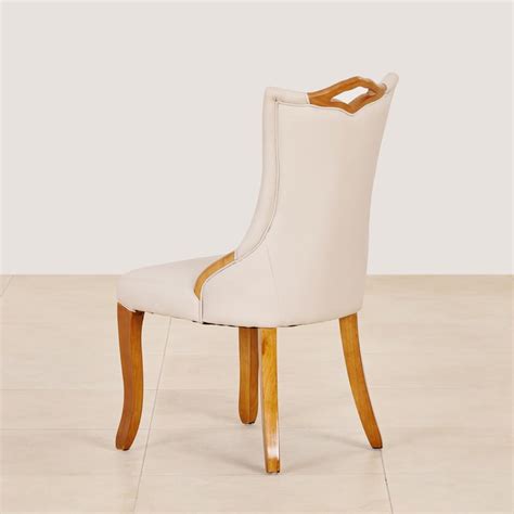 Buy (Refurbished) Prince Set of 2 Faux Leather Dining Chairs - Off ...