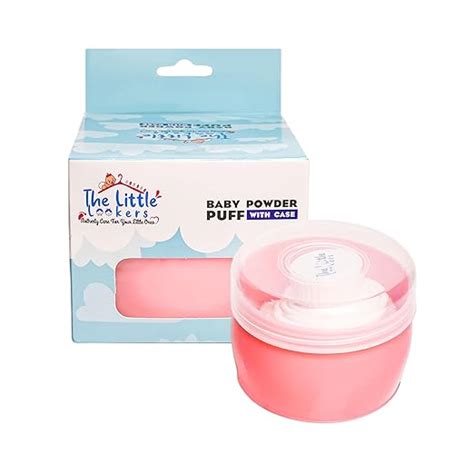 Buy THE LITTLE LOOKERS Portable Baby Skin Care Baby Powder Puff with ...
