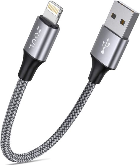 Wayona Nylon Braided USB Data Sync and Fast Charging 3A Short Power ...
