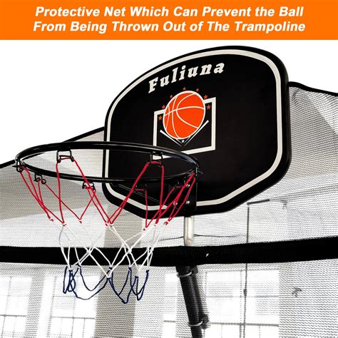 Snapklik.com : Fuliuna Trampoline Basketball Hoop, Easy To Install ...