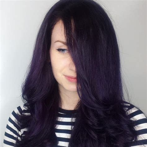 Black Purple Hair Color