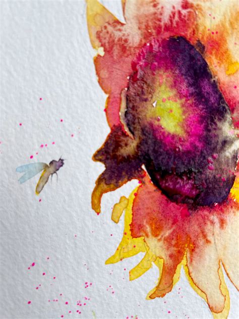 Image result for Watercolour Sunflower Tutorial