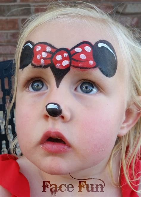 Face Painting Minnie Mouse at Jacqueline Sadler blog