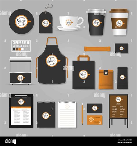 Corporate identity template. Logo concept for coffee shop, cafe ...