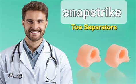 Buy Snapstrike Imported 1 Pair Silicone Valgus Toe Overlapping ...
