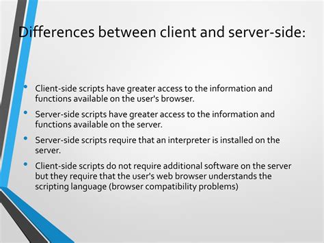 Image result for Difference Between Server-Side Scripting and Client Side Scripting