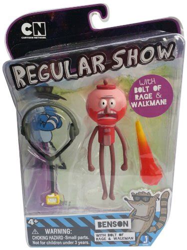 Regular Show Benson with Walkman and Rage Blast 3.5" Action Figure ...