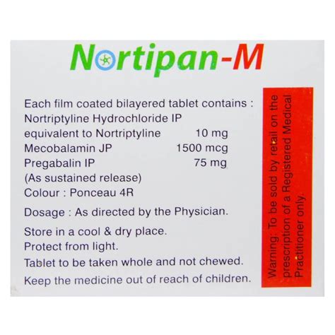 Nortipan-M Tablet | Uses, Side Effects, Price | Apollo Pharmacy