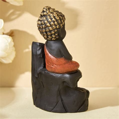 Buy Corsica Polyresin Buddha Figurine with Incense Burner from Corsica ...
