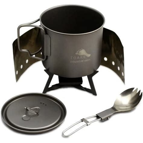 Toaks Ultralight Titanium Solid Fuel Cook System 的图像结果
