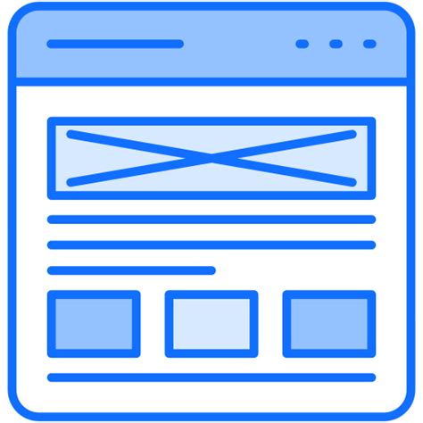 Landing page - Free interface icons