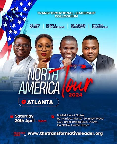 Transformational Leadership Colloquium | ATLANTA, Fairfield Inn ...