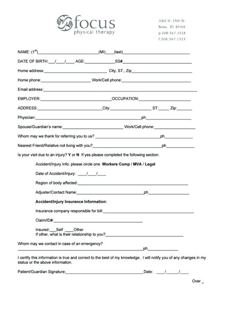 Fillable Online Y N Workers Comp AccidentInjury Insurance Information ...